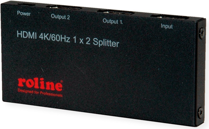Produktbild Roline HDMI Video-Splitter 2fach UltraSlim 4K60Hz