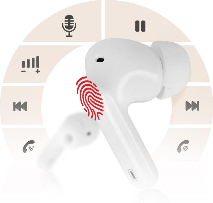 Actual product image Forcell TWS-FCL-BK, 8 hours duration (ANC, 8 h, Wireless)