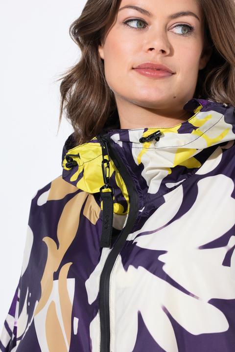 Actual product image Laurasøn Functional Unisex Hooded Rain Cape With Print (One size)