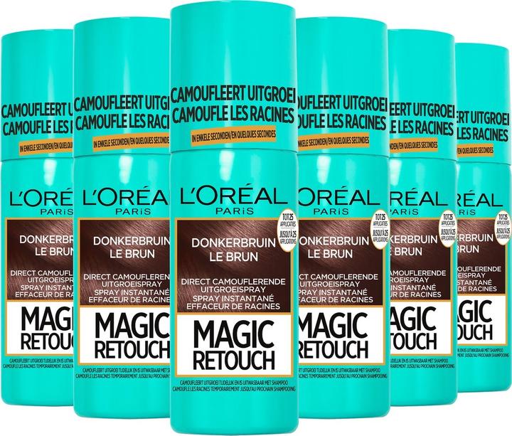 Actual product image L'Oréal Paris Magic Retouch Brown Camouflage Root Spray (Brown)