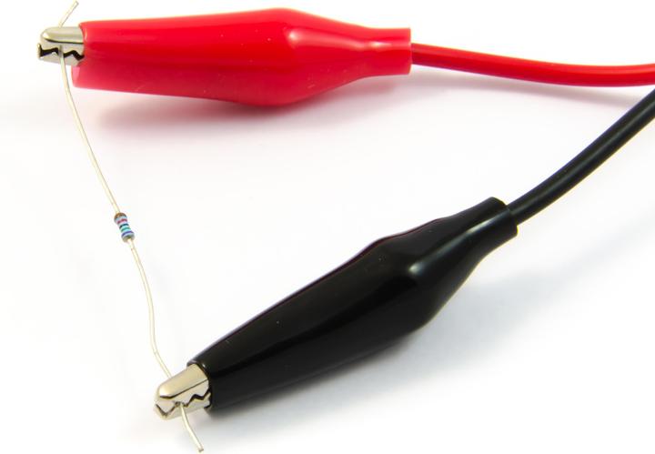 Purecrea 10 pcs. test leads with crocodile clips in different colours