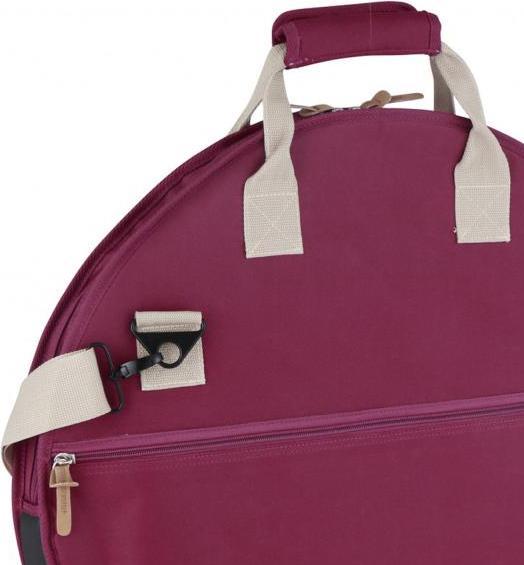 Actual product image Tama TCB22WR Powerpad Designer Cymbal Bag 22 inch Wine Red (Drum set)