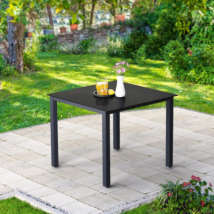 Produktbild Casaria Aluminium Gartentisch (90 x 90 x 75 cm)