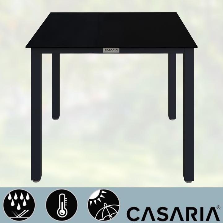 Produktbild Casaria Aluminium Gartentisch (90 x 90 x 75 cm)