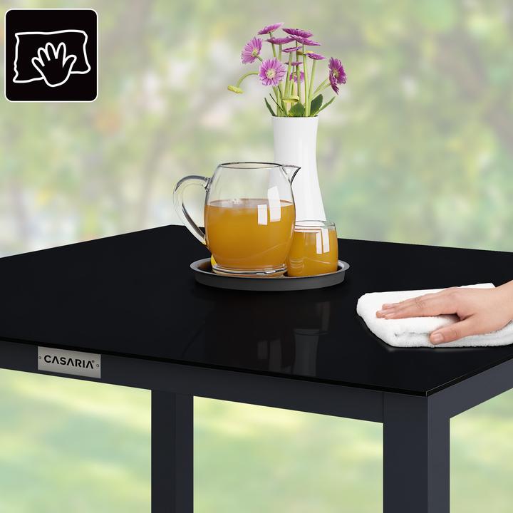 Produktbild Casaria Aluminium Gartentisch (90 x 90 x 75 cm)