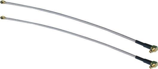 Produktbild Varia 2x Pigtail U.FL-Stecker zu MMCX-Winkelstecker, 14 cm (Antennenkabel)