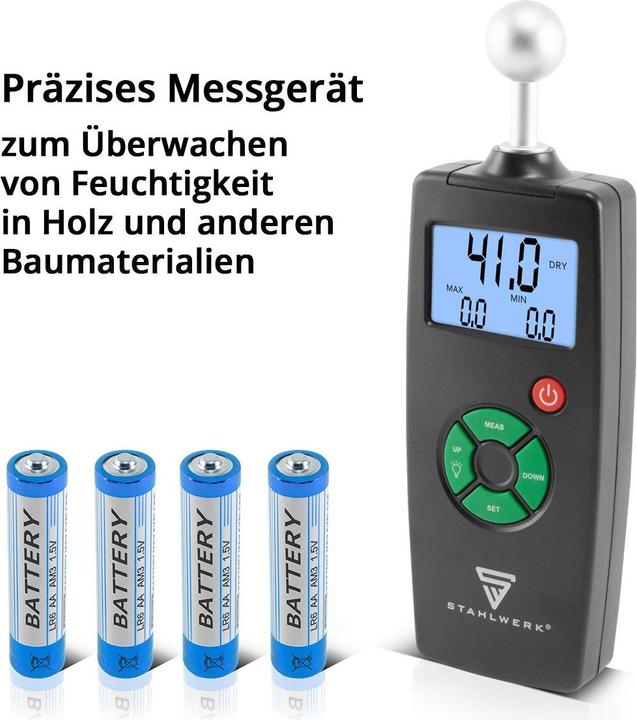 Actual product image Stahlwerk Test tool set with air quality meter and humidity meter