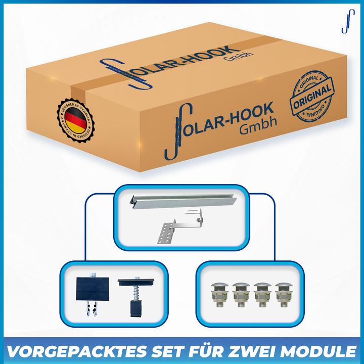 Actual product image Autarking Solar Hook mounting package (Solar system mounting material)