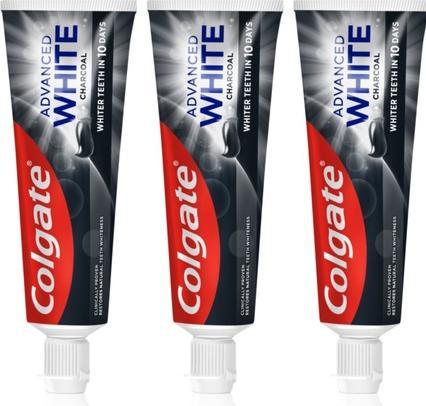 Produktbild Colgate Advanced White Charcoal whitening toothpaste 3 x 75 ml