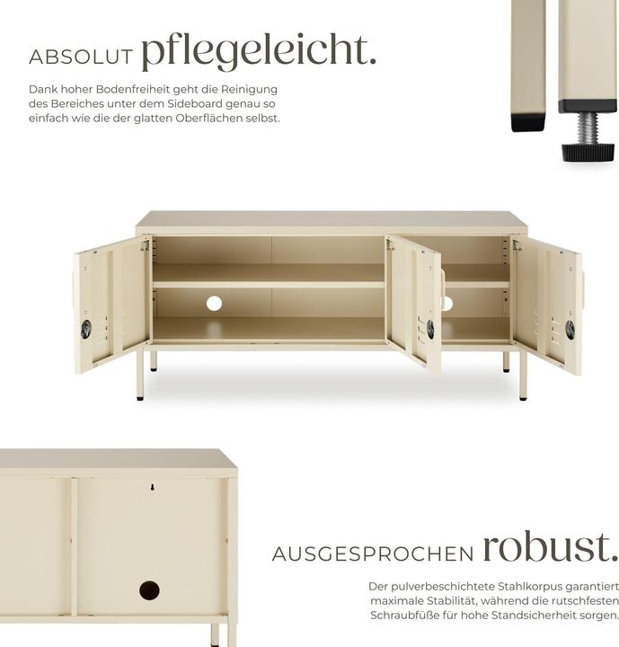 Image du produit tectake buffet (120 x 37.50 x 55.50 cm)