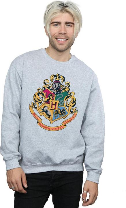 Actual product image Mens Hogwarts Crest Gold Ink Sweatshirt (S)