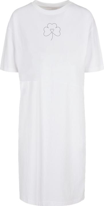 Produktbild Merchcode Ladies Spring - Leaf Clover Flower Oversized Slit Tee Dress - 117811 (M)