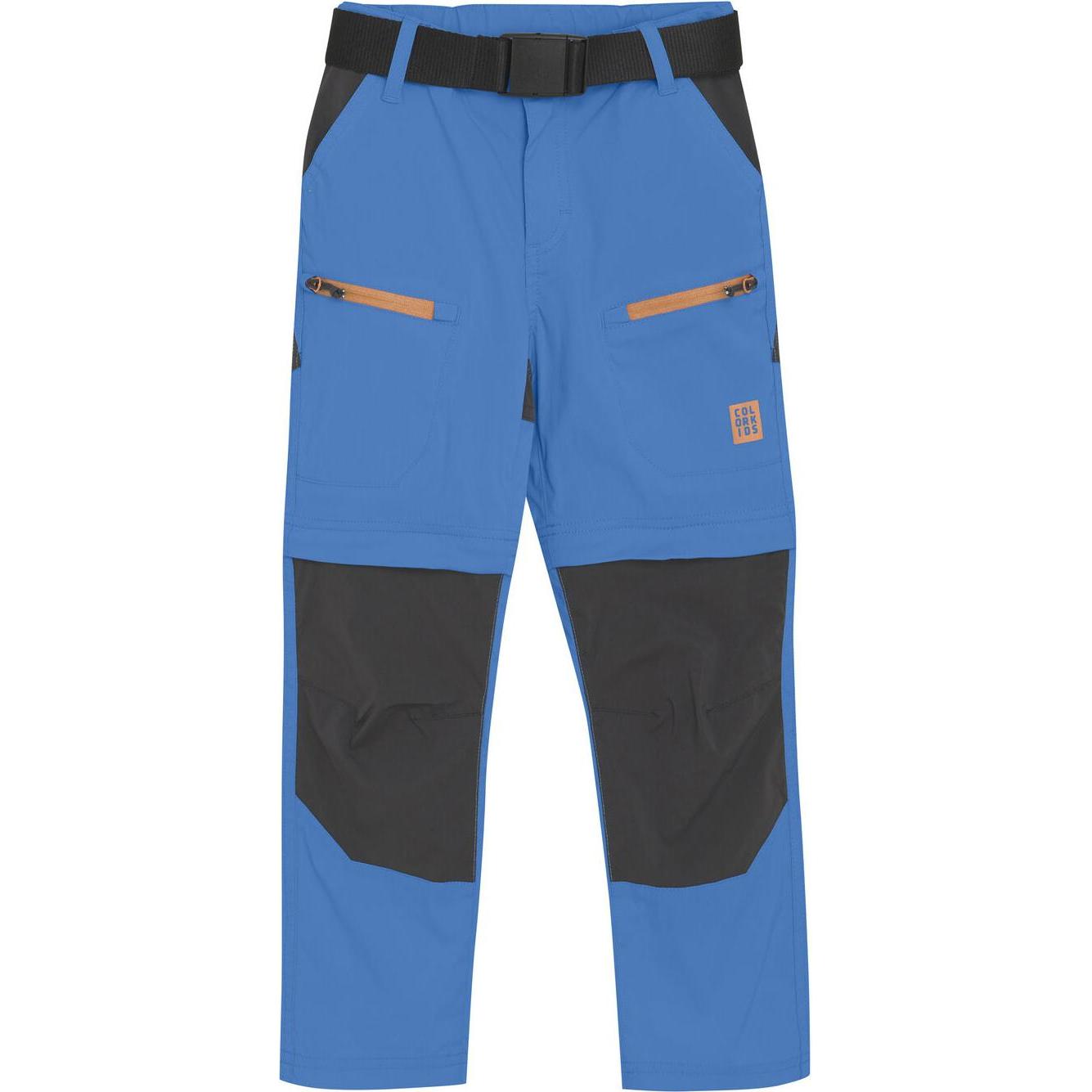 Color Kids, Unisex, Outdoorhose, Kid's Pants Outdoor with Zip Off (122), Blau, 122