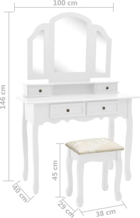 Immagine prodotto vidaXL Yola (100 x 40 x 146 cm)