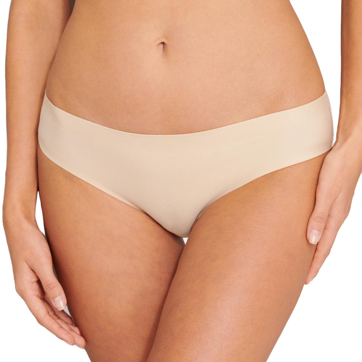 Thumbnail - Schiesser, Damen, Unterhosen, 3er Pack Invisible Cotton nahtloser Slip, Beige, (42, 3er Pack)