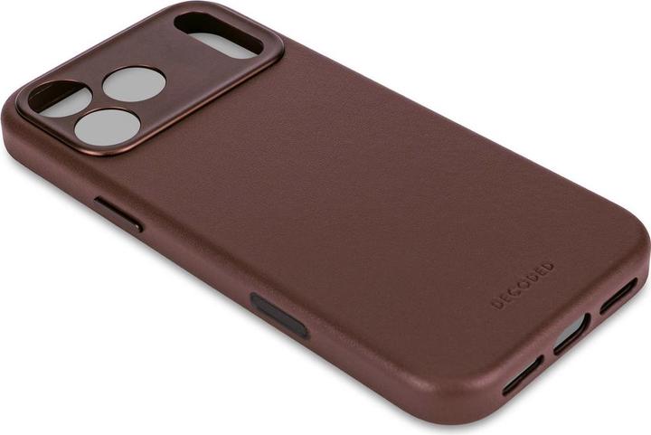 Actual product image Decoded Leather Backcover Apple iPhone 17 Pro Chocolate Brown (Apple iPhone 17 Pro)