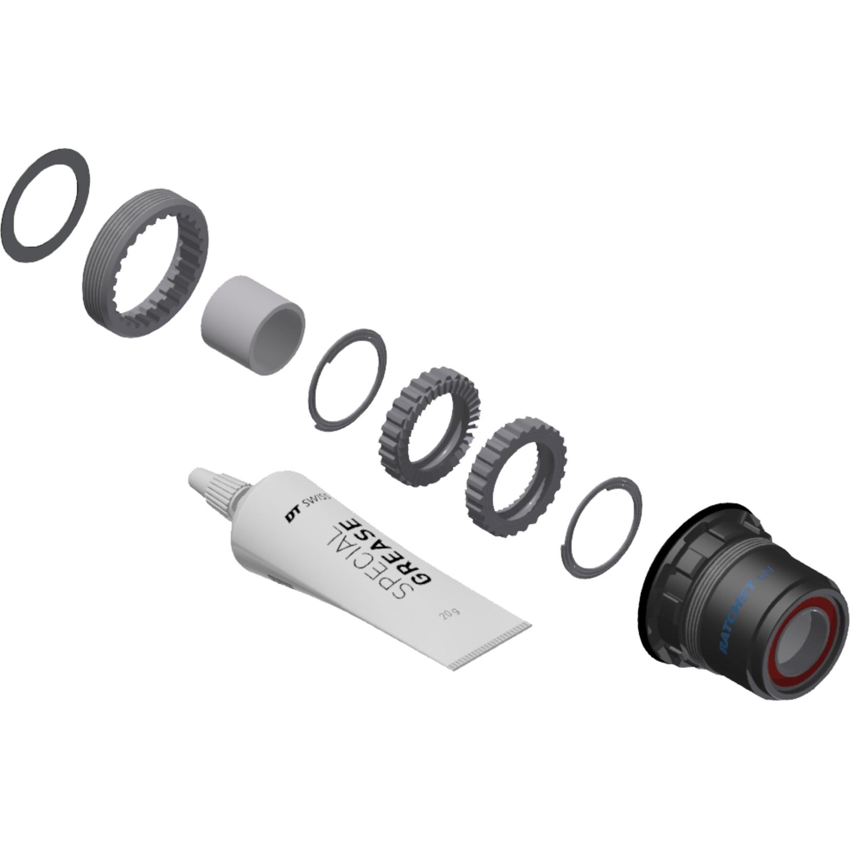 DT Swiss, Mozzo + Ruota libera