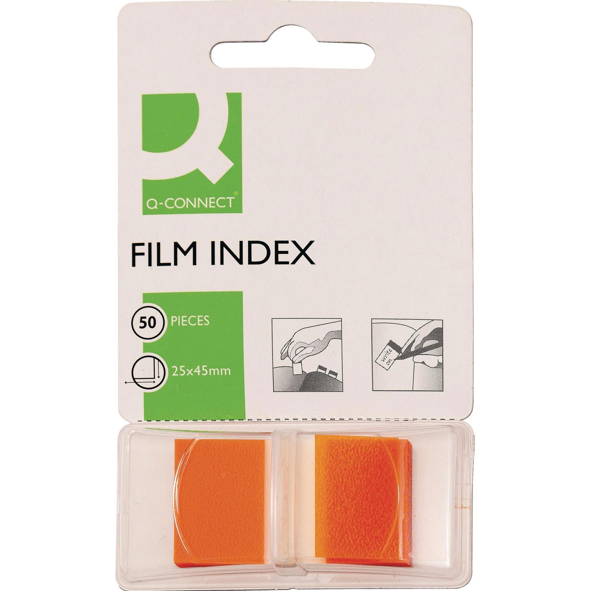 Q-Connect, Haftnotiz, Index (25 x 43 mm)