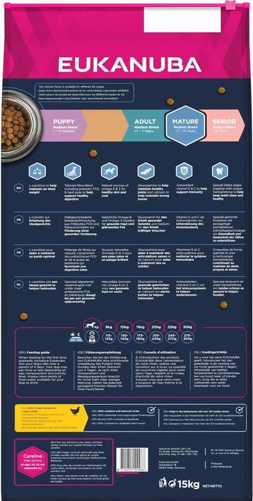 Produktbild Eukanuba Senior Medium Breed (Senior, 1 Stk., 15000 g)