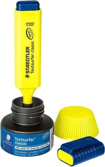 Actual product image Staedtler Textsurfer classic 488 64 refill station for highlighter 364, single product, yellow (1 x)