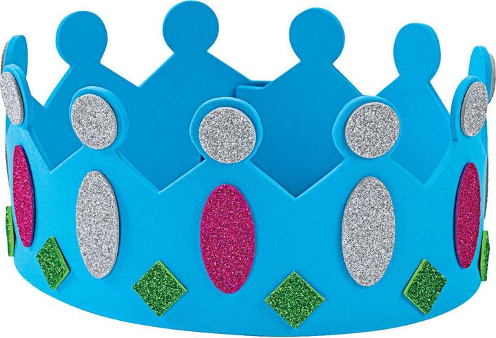 Produktbild Colorations Färbungen – Machen und dekorieren Sie Ihre eigene Schaumstoffkrone, 1er-Set