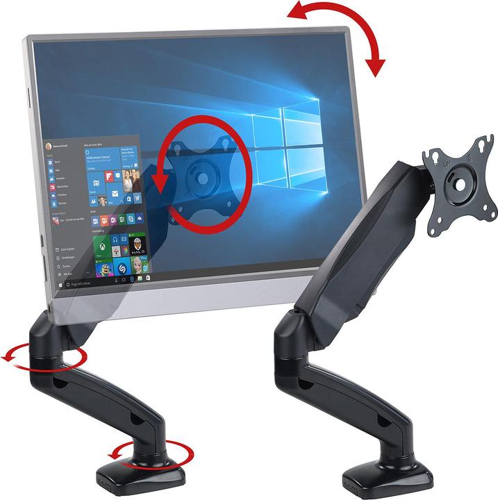 Produktbild General Office Monitor-Schwenkarme bis 81 cm/32" (Tisch, 31.89", 9 kg)