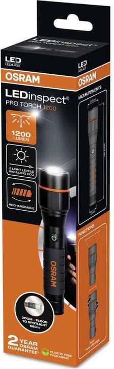 Actual product image Osram LEDinspect PRO TORCH 1200 Arbeitsleuchte (1200 lm)