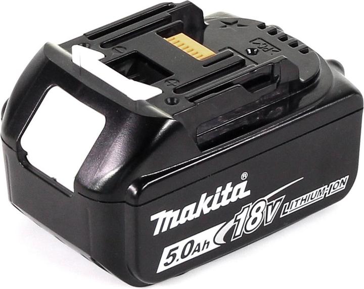 Actual product image Makita DJN 161 T1J 18V Battery Nibbler Shears + 1x Battery 5,0Ah + Makpac - without charger
