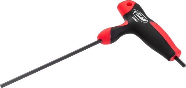 Produktbild Vigor Sechskant T-Griff Schraubendreher ∙ V2507 ∙ Innen Sechskant Profil ∙ 3 mm (Innensechskant)