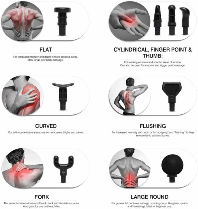 Actual product image Bodi-Tek Massage Gun BT-MAWB (4 Steps, 240 min)