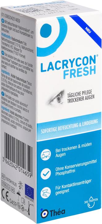 Produktbild Lacrycon Fresh Gtt Opht Fl 10ml (10 ml, 300 Augentropfen)