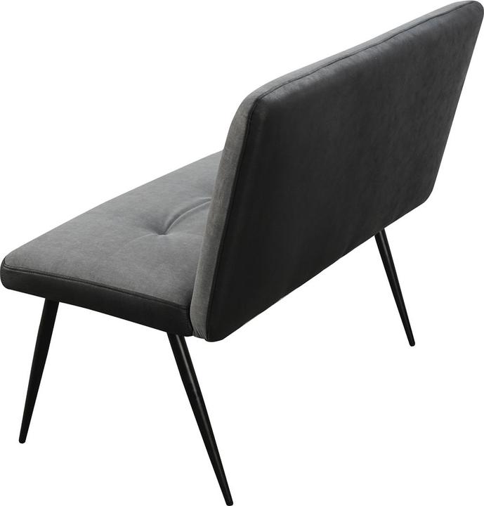 Produktbild HTI-Living 2-Sitzer Bank Anthrazit/Grau Joschka (112 cm)