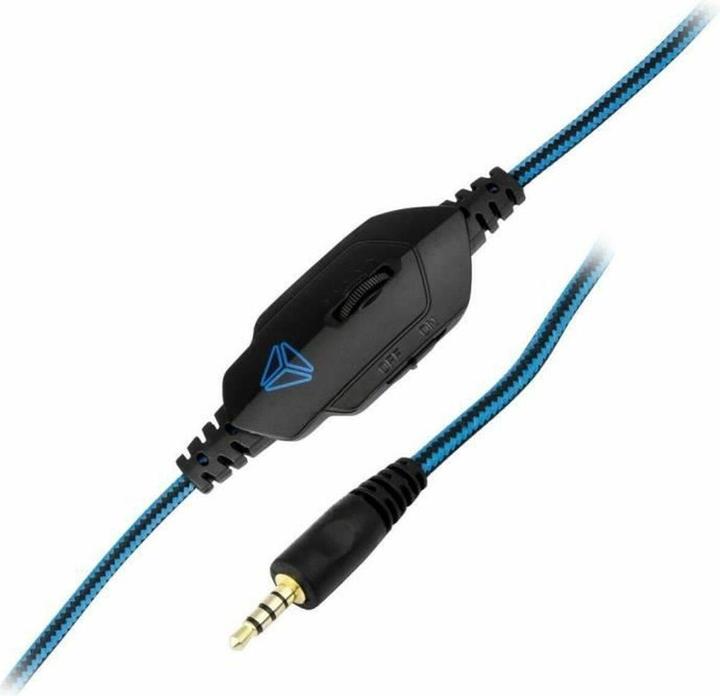 Immagine prodotto Yenkee Guerrilla nero-blu / Cuffie con microfono / Jack 3,5 mm / 2,1 m (Cablato)