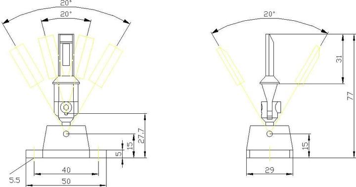 Produktbild Siemens Auslöser,robust,Universalradius,77mm