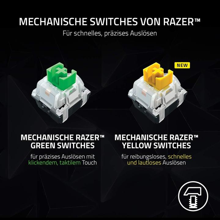 Image du produit Razer BlackWidow V3 Pro (US, Filaire, Sans fil)