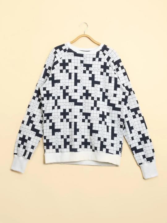 Produktbild Snurk Herrenpullover Kreuzworträtsel (S)