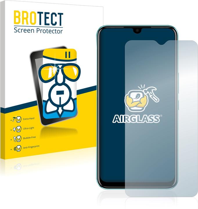 Actual product image BROTECT AirGlass Premium (1 Piece, Tecno Spark 8)