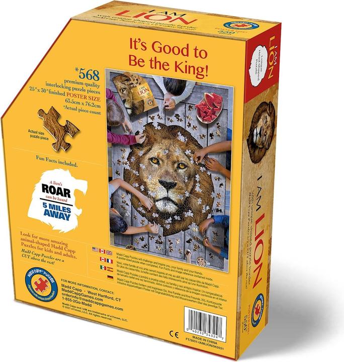 Productafbeelding Madd Capp Vorm leeuw (550 onderdelen)