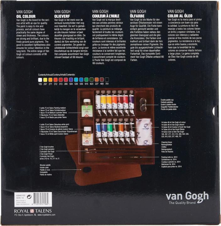 Actual product image Van Gogh Oil Paint Basic Paintbox (400 ml)