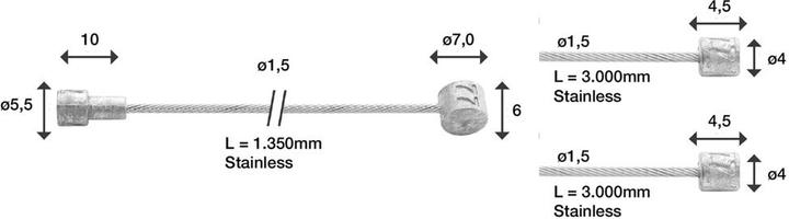 Actual product image Elvedes Brake divider set, complete with strands