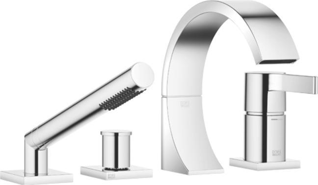 Dornbracht Dornb 4-Loch-Batterie CYO f Wan. Ausldg 167mm MS gebü