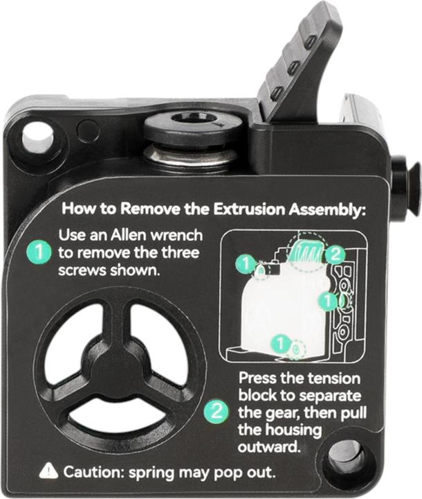 Produktbild Creality K2 Plus Extruder Front Kit