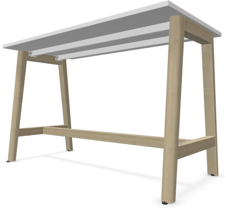 Actual product image Narbutas Nova Wood high table (140 x 70 x 90 cm)