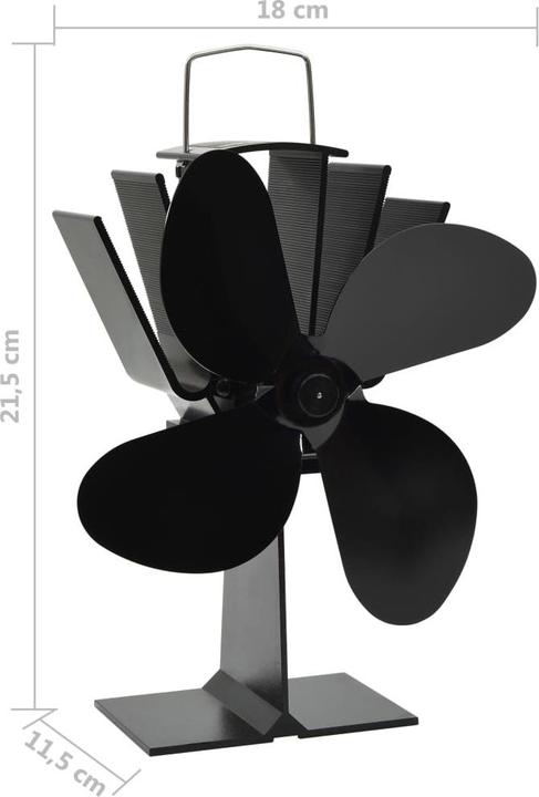 Actual product image vidaXL Ofenventilator (18 x 11.5 x 21.5 cm)