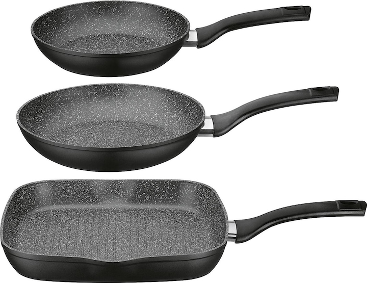 Produktbild GSW Gourmet Granit (Pfannenset + Topfset, Aluminium)