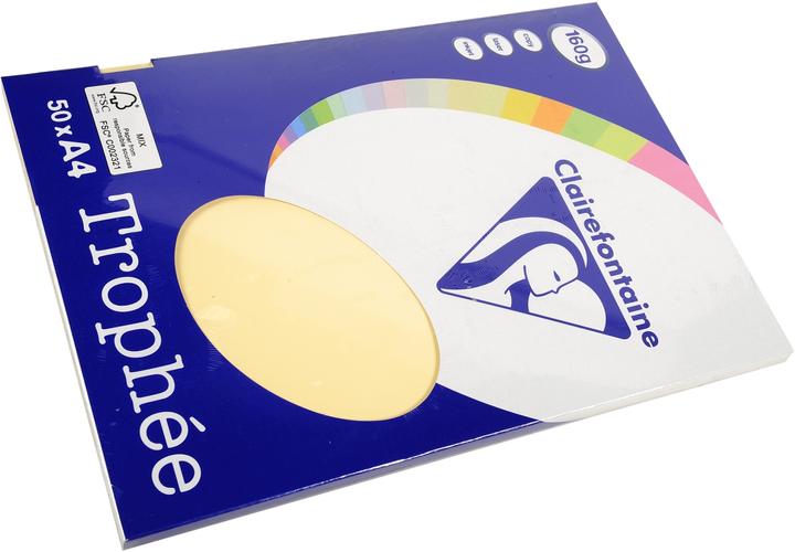 Immagine prodotto Clairefontaine Carta copiativa Polline A4 160g/mq 50 fogli camoscio (160 g/m², A4)
