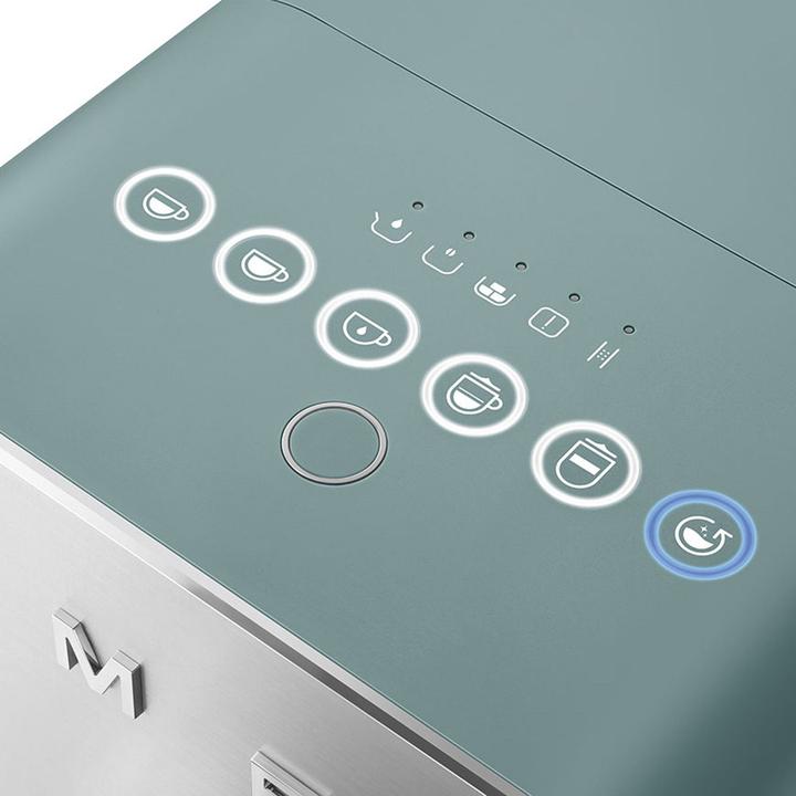 Image du produit Smeg BCC13EGMEU Machine à café espresso avec fonction lait Vert émeraude