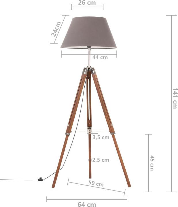 Actual product image vidaXL Vinzenz (E27)