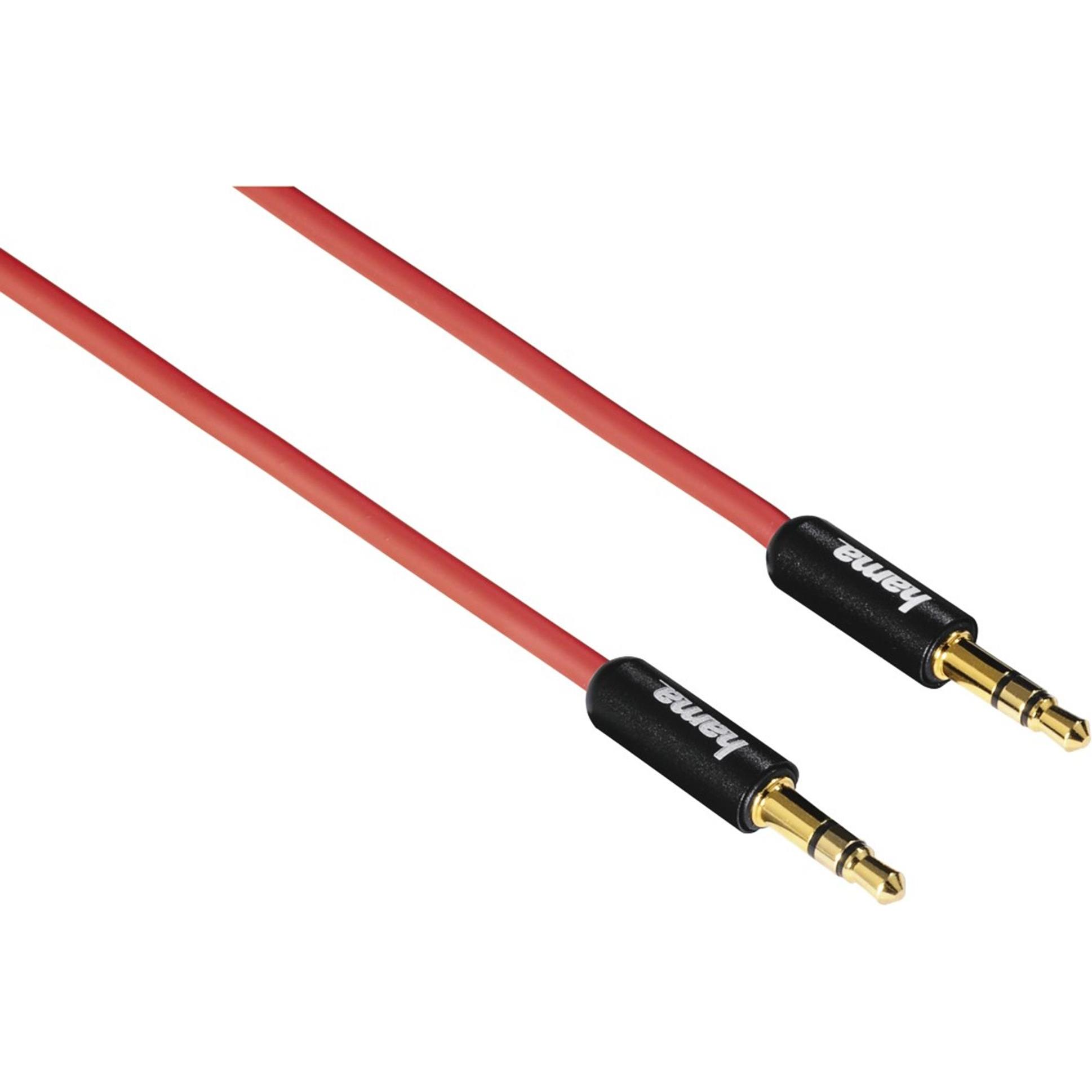 Hama Super Soft 1.0m (1 m, 3.5mm Klinke (AUX)), Audio Kabel