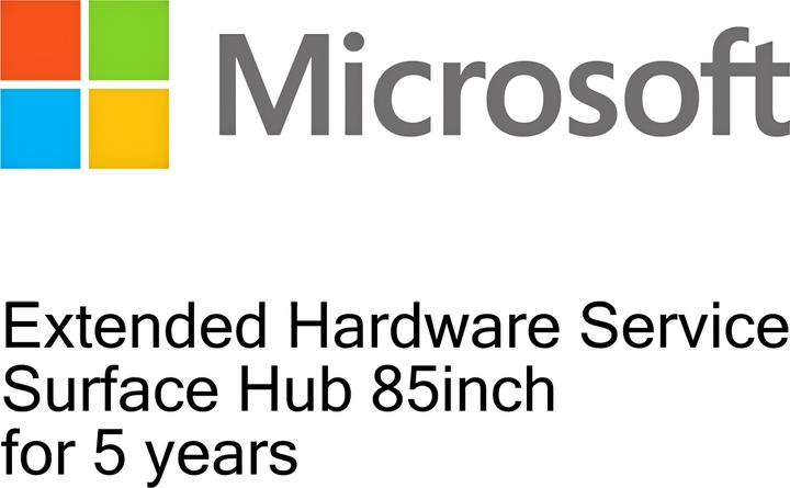 Produktbild Microsoft Extended Hardware Service Plan for Surface Hub 2S 85" (5Y) (60 Monate)